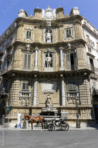 Quattro Canti in Palermo, Italy