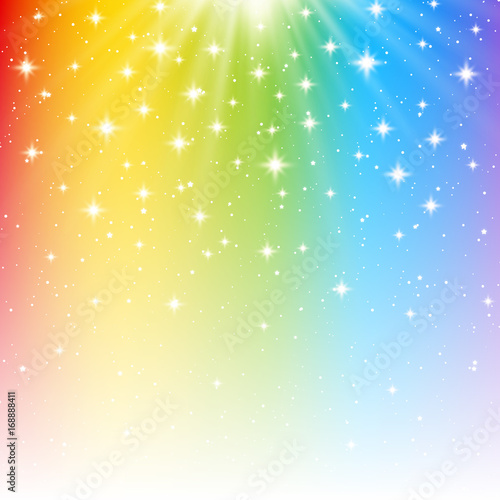 Rainbow shiny background for Your bright design