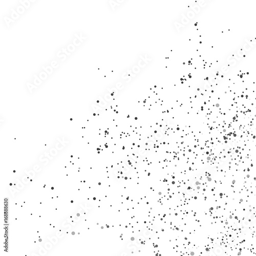 Particle dust abstract halftone background layout. Graphic overlay image overlay effect. Sprayed powder