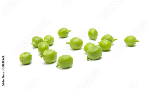 Wallpaper Mural Green fresh peas isolated Torontodigital.ca