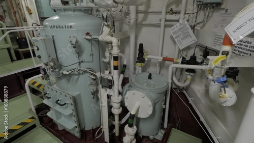 Oily water separator of ship photo