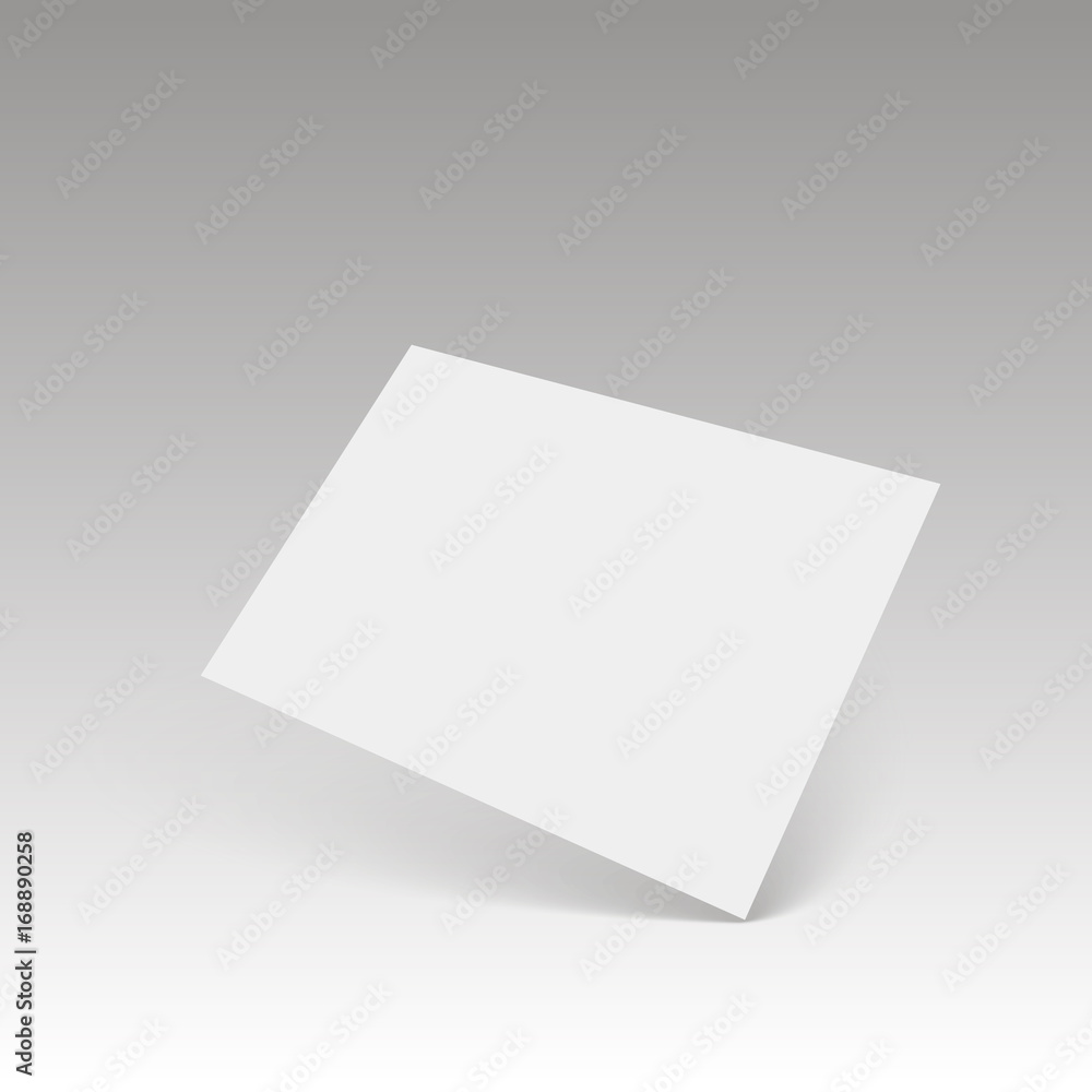 A flyer, business card, booklet, postcard. mock up template. Vector A flyer, business card, booklet, postcard. mock up template. Vector
