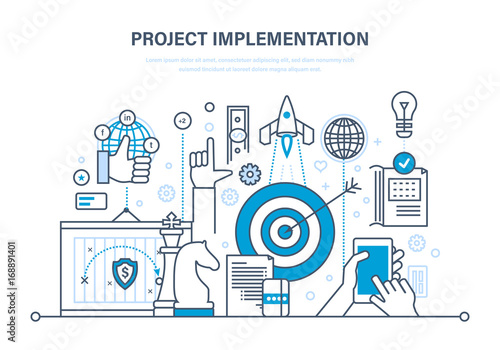 Project implementation. Concept of project, business planning and marketing research.