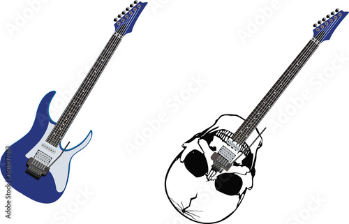 strumento musicale chitarra elettrica