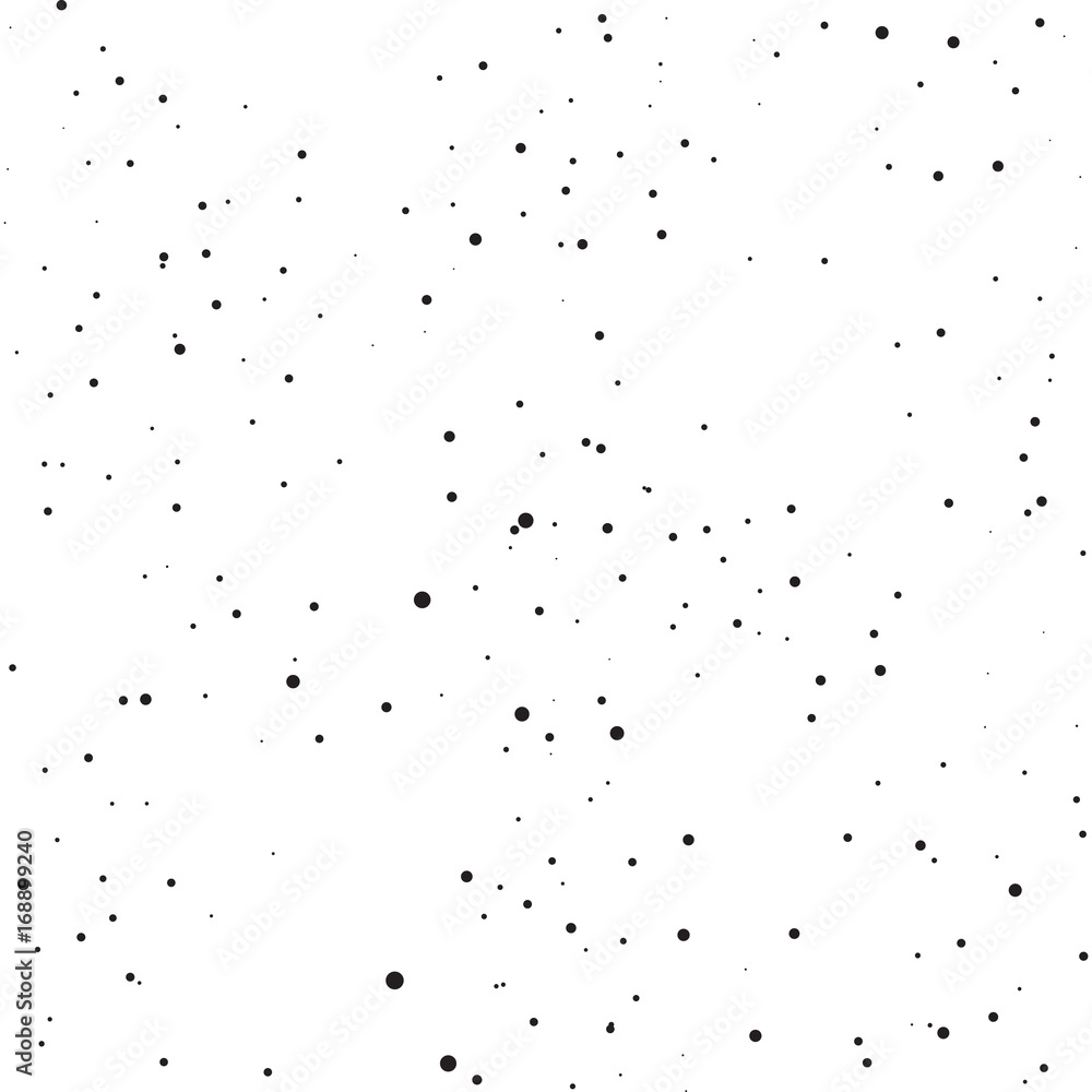 Snow abstract seamless vector pattern. Black thin small particles on white. Snow abstract seamless vector pattern. Black thin small particles on white.