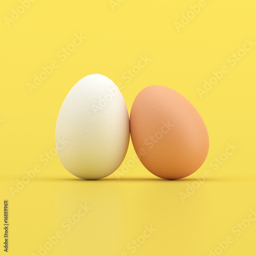 Minimal conceptual Egg background, art and space design.