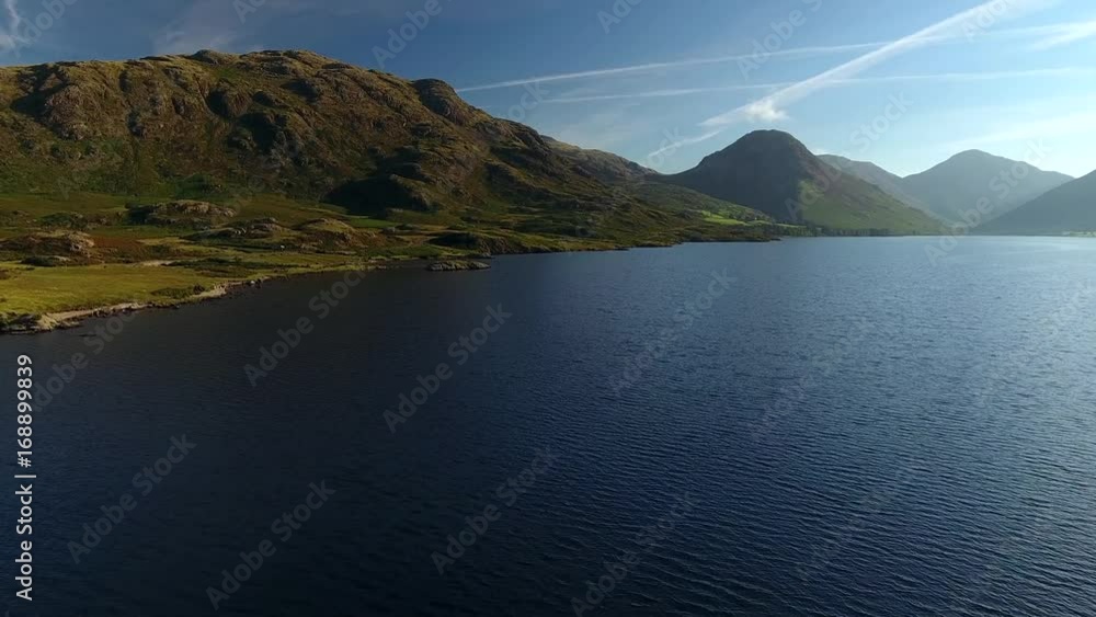 Wasdale Head aerial view, UK Lake District. Wasdale Head aerial view, UK Lake District.
