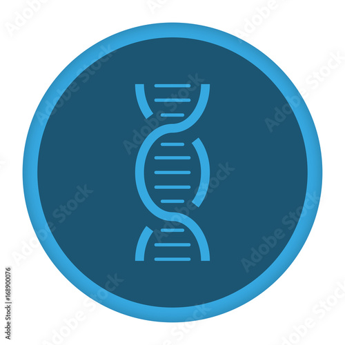 App Icon blau DNA Strang
