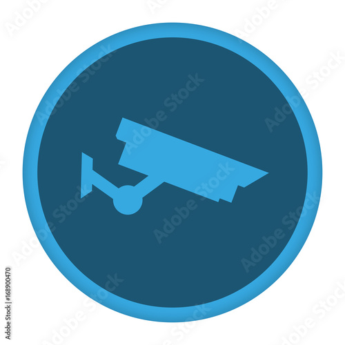 App Icon blau Überwachungskamera