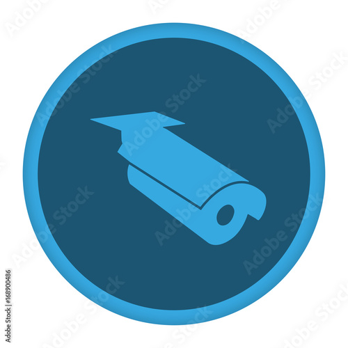 App Icon blau Kameraüberwachung