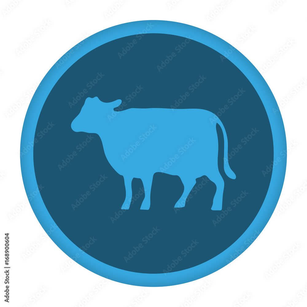 App Icon blau Kuh App Icon blau Kuh