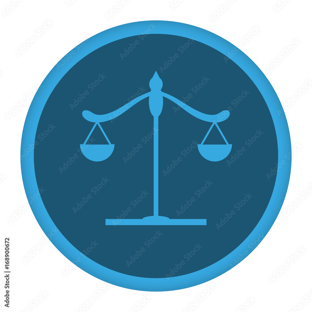 App Icon blau Waage App Icon blau Waage