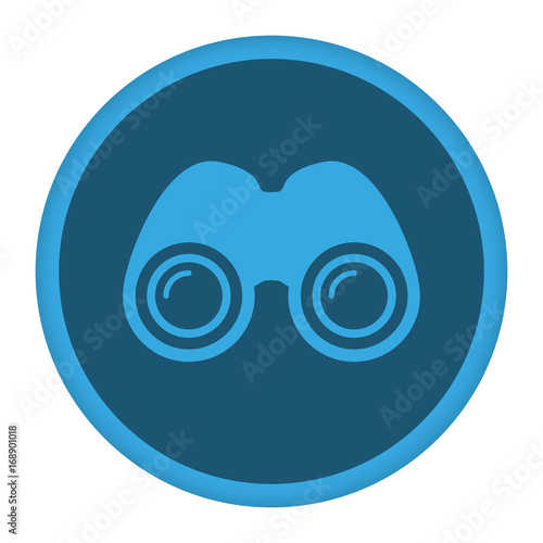 App Icon blau Fernglas