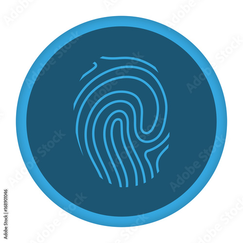 App Icon blau Daumenabdruck