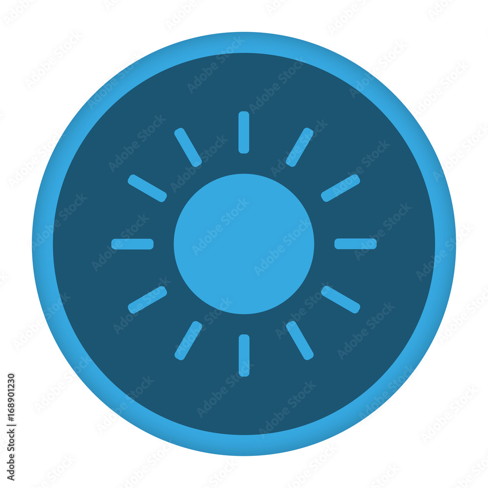 App Icon blau Sonne App Icon blau Sonne