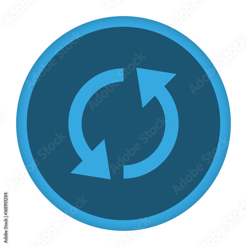 App Icon blau Synchronisation