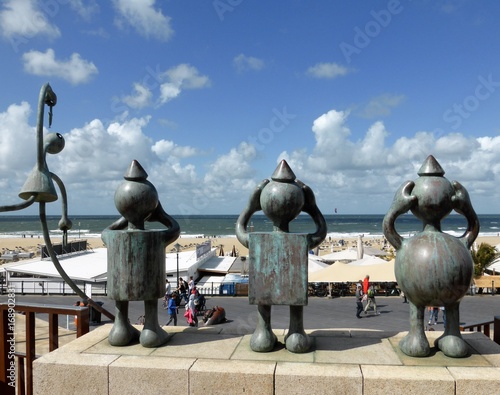 Quadro em tela Kunst in Scheveningen