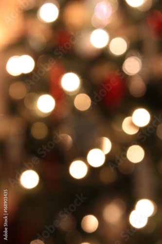 Christmas Background of Lights.