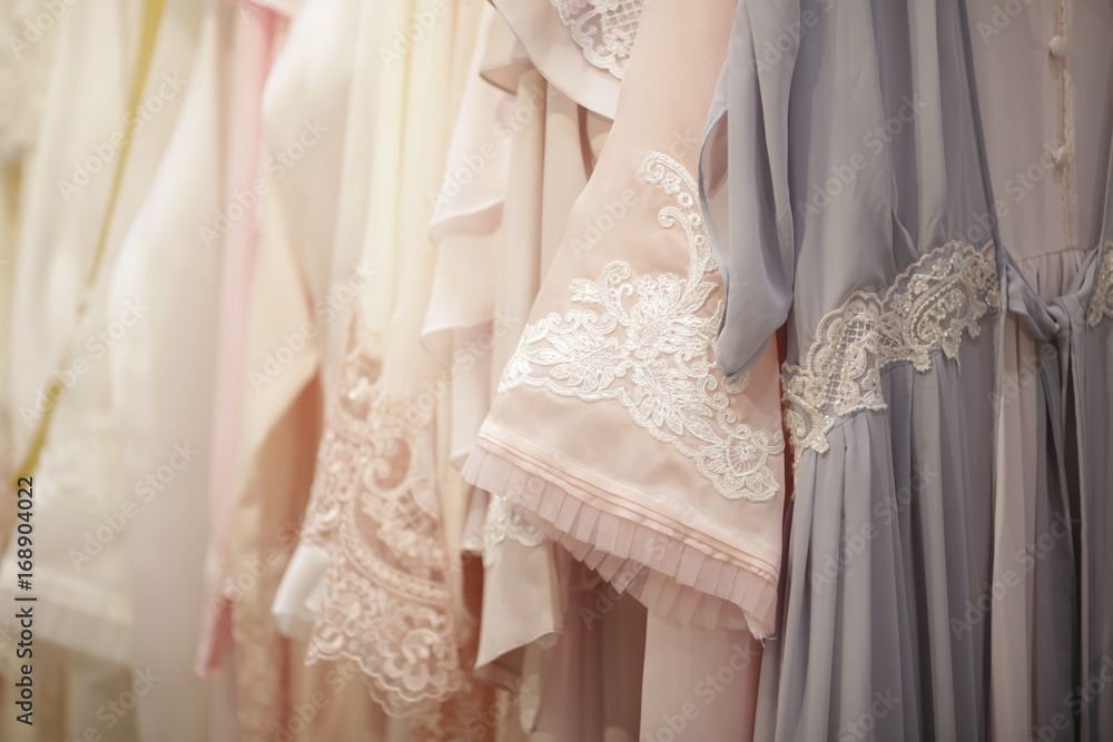 Beautiful clothes on a hanger Beautiful clothes on a hanger