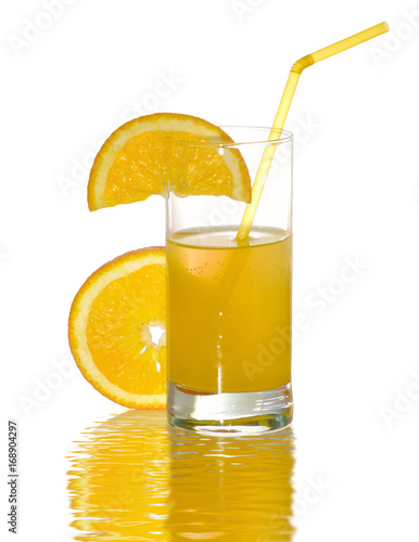 Orange cocktail closeup
