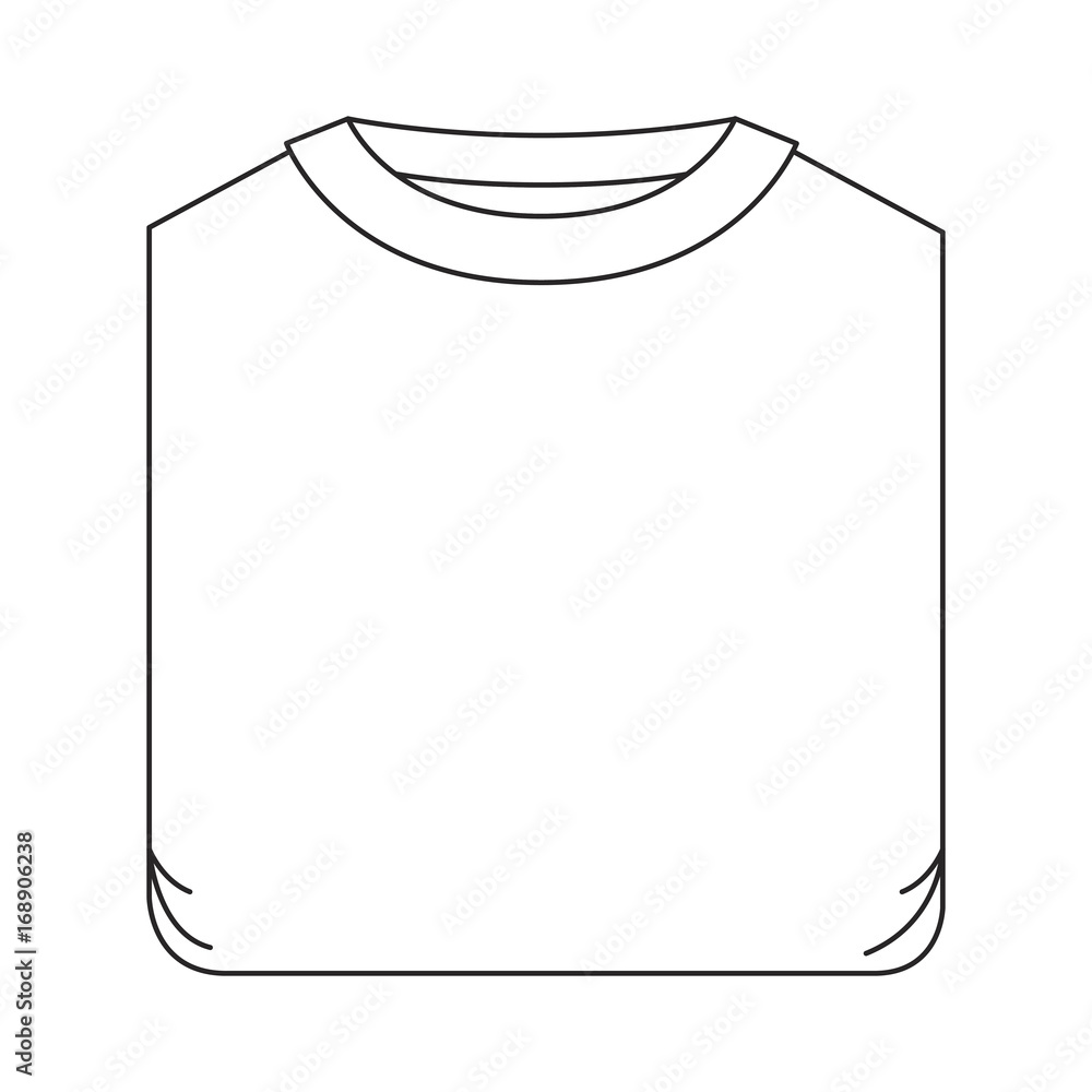 monochrome silhouette of man t-shirt folded vector illustration monochrome silhouette of man t-shirt folded vector illustration