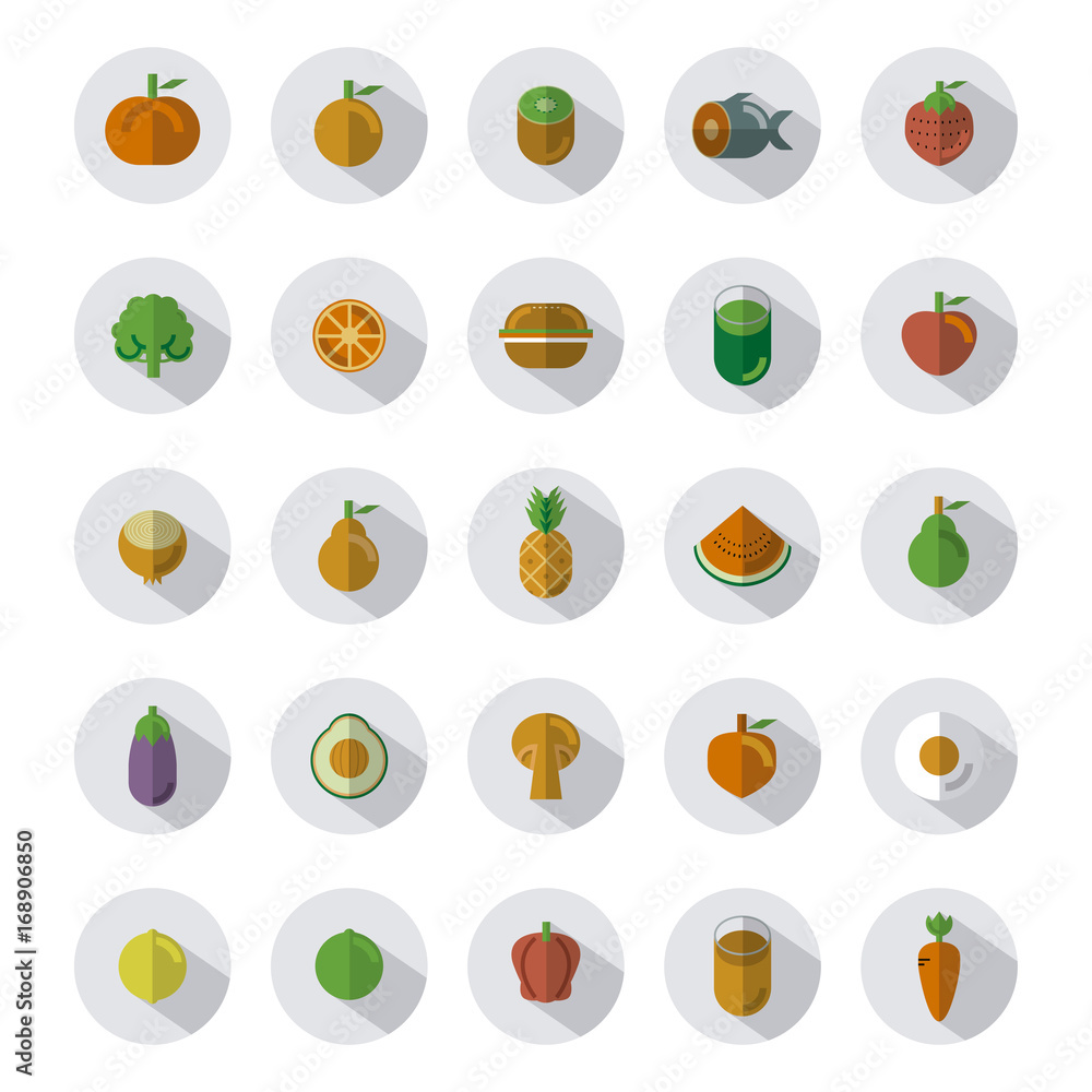 Healthy food icon vector