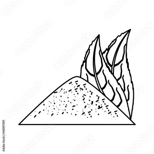 Ground gardening isolated icon vector illustration graphic design