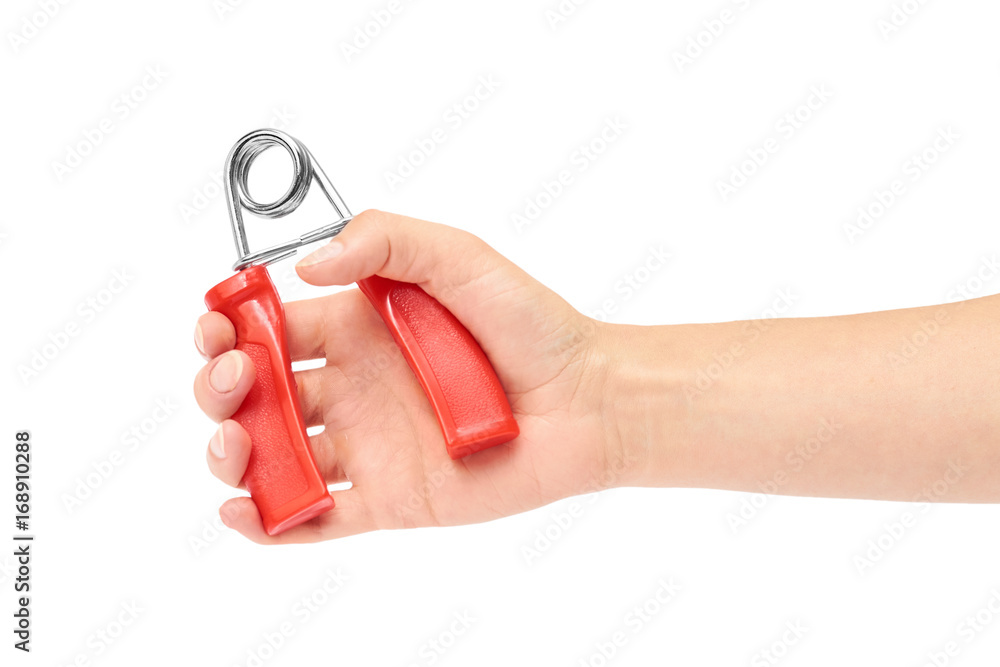sport hand expander isolated on white background sport hand expander isolated on white background