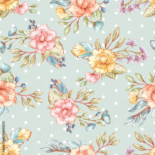 Floral seamless pattern