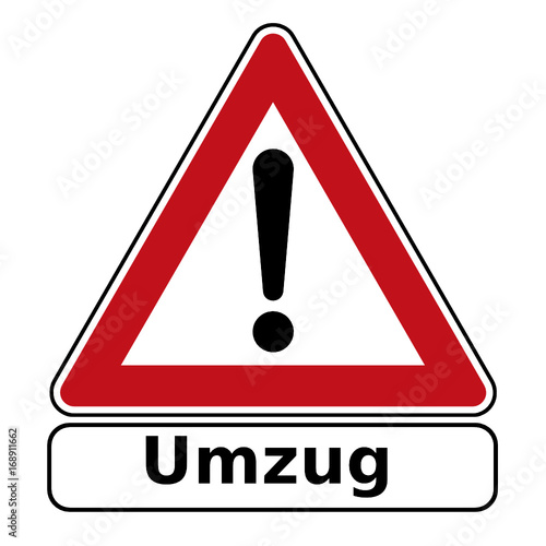 Umzug - Bekanntmachung