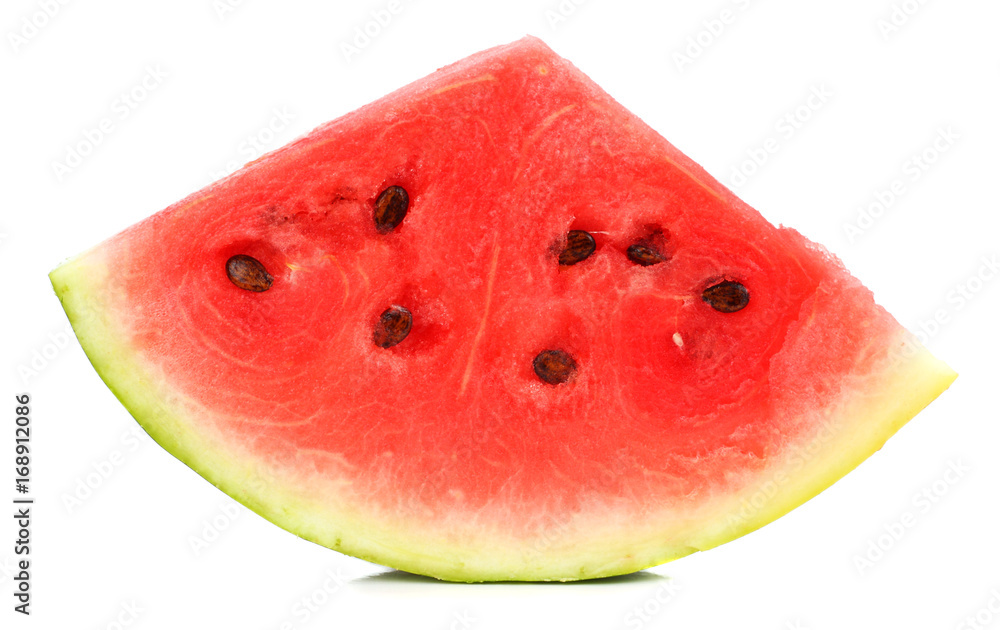 Sliced ripe watermelon isolated on white background Sliced ripe watermelon isolated on white background