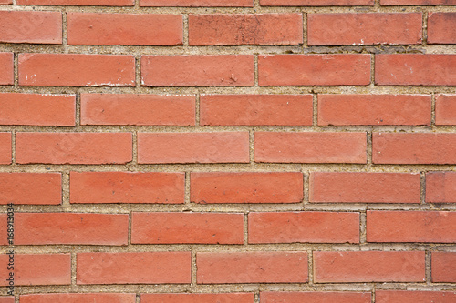 Red Brick Wall Grunge Background Texture