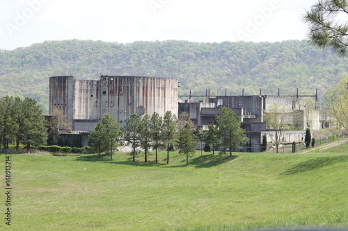 A view of an old nuclear power plant in Tennessee