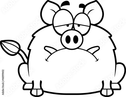 Sad Little Boar