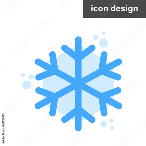 Vector icon snowflake