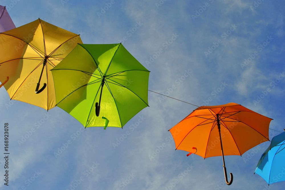 Kolorowe parasolki
