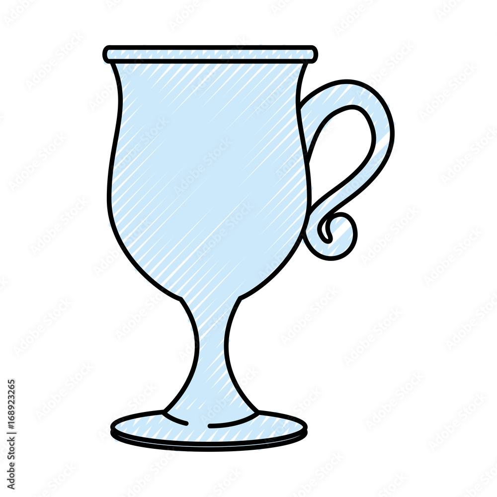 Glass cup isolated Glass cup isolated