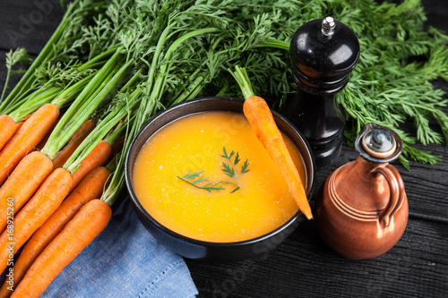 Fotografie Carrot cream soup