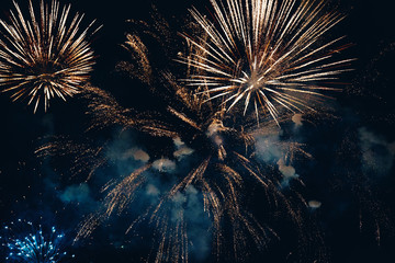 Amazing colorful fireworks