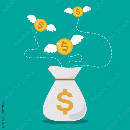 Flying money