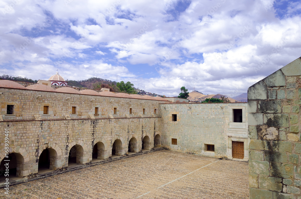 Big Patio in Monastery in Oaxaca