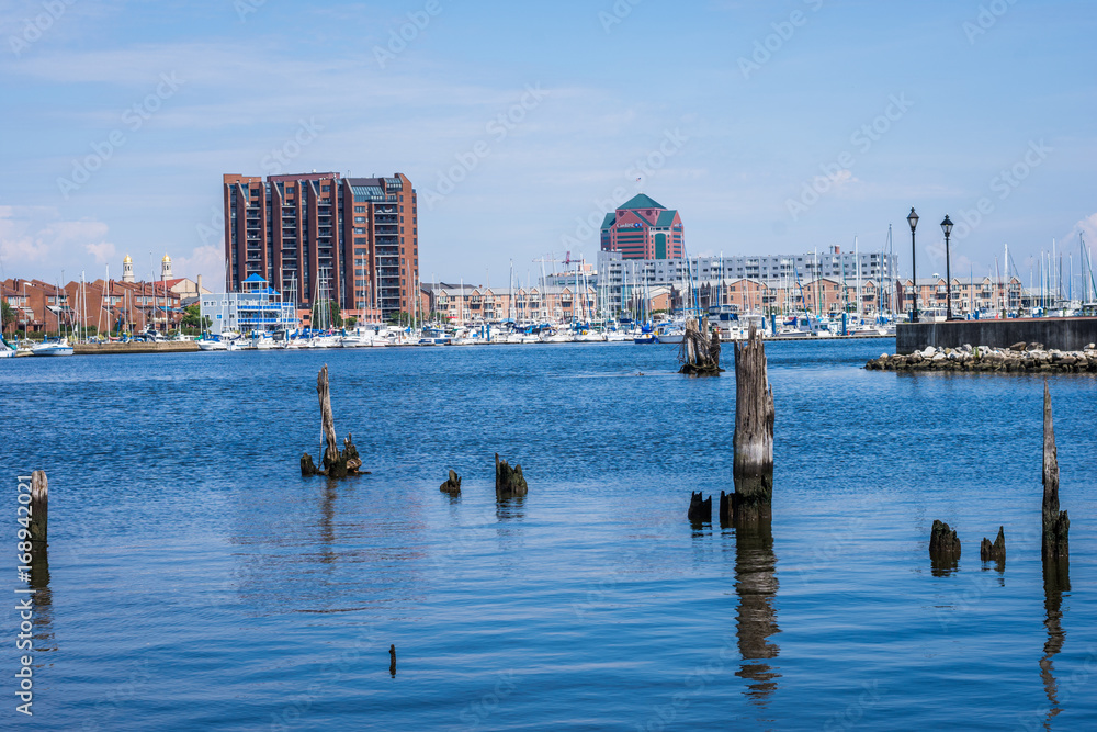 Fototapeta premium Fells Point/ Canton Waterfront in Baltimore, Maryland