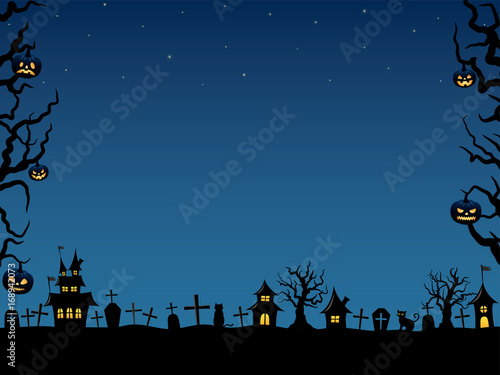 ハロウィン　背景素材