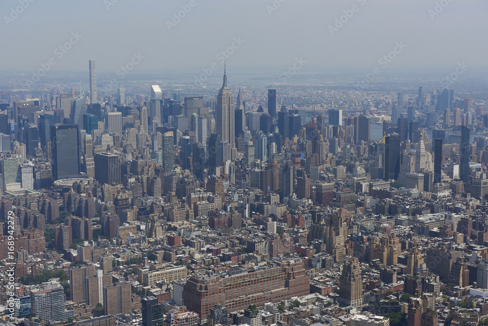 New York, USA seen from above