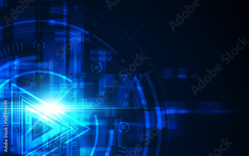 abstract digital connection networking security technology concept background