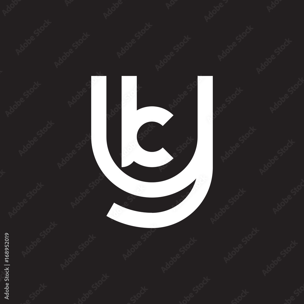 Initial lowercase letter logo yk, ky, k inside y, monogram rounded shape, white color on black background
Initial lowercase letter logo yk, ky, k inside y, monogram rounded shape, white color on black background