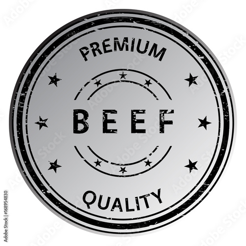Beef and premium quality stamp. Beef rubber stamp. Vector Beef stamp. Beef Grunge stamp. Roter stempel.