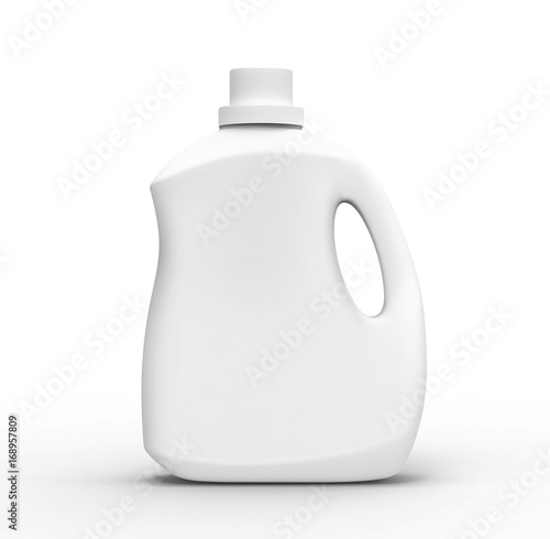 Cuadro en lienzo Blank laundry detergent bottle