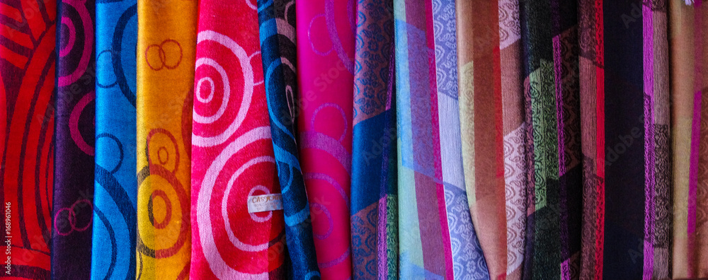 Coloured fabrics Coloured fabrics
