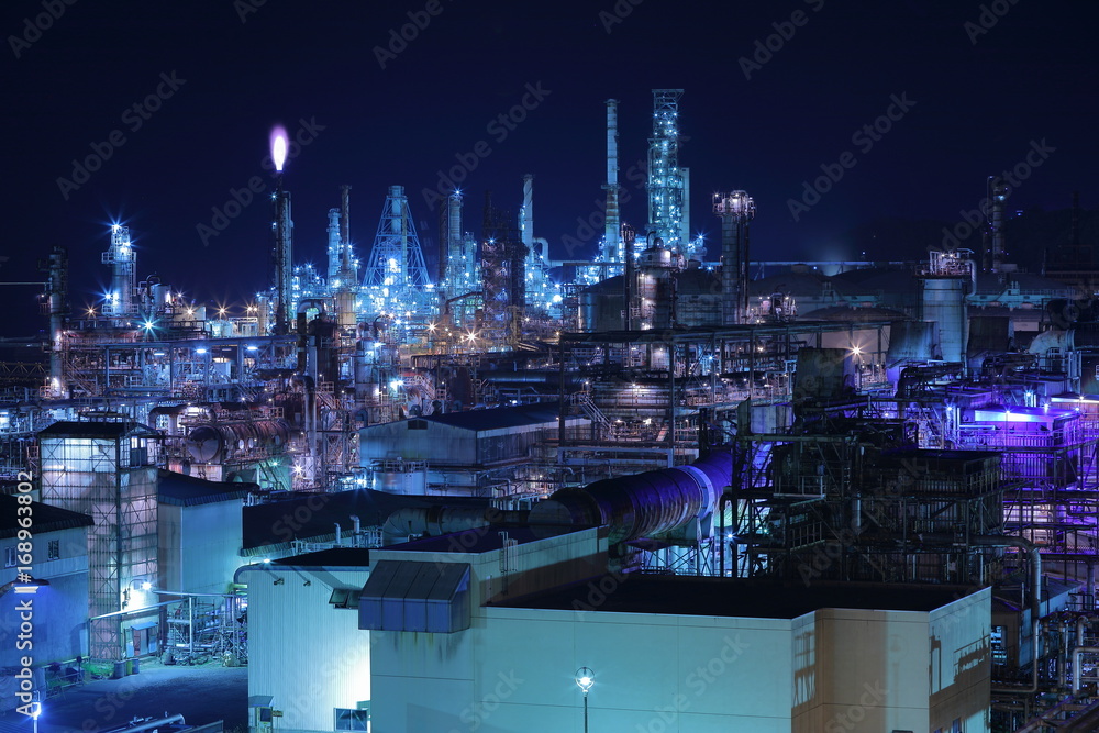 Naklejka premium Muroran night view